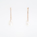 Fashion long pearl rhinestone earrings for women trend crystal earrings jewelry nihaojewelrypicture7