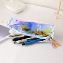 Fashion literary colorful transparent pencil case Korea pencil case school girl gift wholesale nihaojewelrypicture14