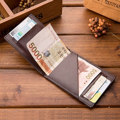 Mode coréenne court portefeuille ouvert anti-vol brosse portefeuille simple portefeuille multifonctionnel exquis paquet de cartes nihaojewelry