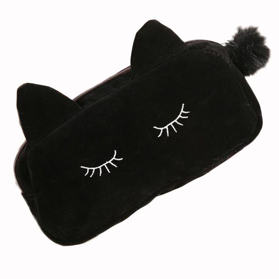 Coreen Mignon Chat Grande Capacite Sac Cosmetique Coree Mignon Sac D Embrayage Fille Porte Monnaie Etudiant