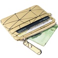New Korean fashion coin wallet purse checkered coin bag zipper wallet multicard slot short card bag nihaojewelrypicture17