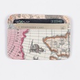 Cartera de tarjeta de moda nueva Tarjeta de patrn de mapa coreano titular de tarjeta bancaria titular de tarjeta monedero mini monedero titular de tarjeta pequeopicture17
