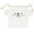 Fashion new Korean animal drawstring bag jewelry drawstring pocket cosmetic bag flannel cute storage bag nihaojewelrypicture19