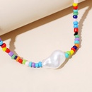 Baroque pearl necklace color simple handmade rice bead clavicle chain choker necklace wholesale nihaojewelrypicture17