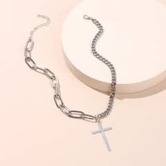 collier pendentif croix courte pour femme hip-hop punk tour de cou collier clavicule en gros nihaojewelry