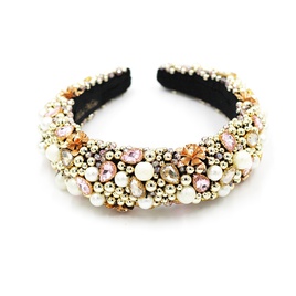 New fashion baroque headband gemstone beaded exquisite hair accessories wild trend headband wholesale nihaojewelrypicture15