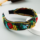 fashion hotselling highend fabric ethnic embroidery flower women headband wholesale nihaojewelrypicture11