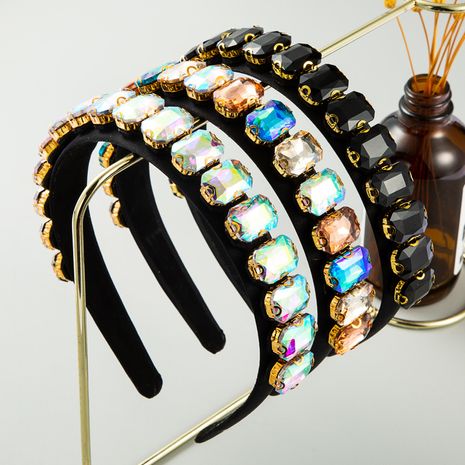new Baroque super flash headband color headwear fabric simple headband wholesale nihaojewelry's discount tags