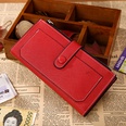 Korean creative new zipper buckle clutch bag long multifunctional PU leather wallet wholesale nihaojewelrypicture19