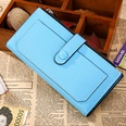 Korean creative new zipper buckle clutch bag long multifunctional PU leather wallet wholesale nihaojewelrypicture18