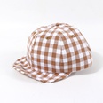 Childrens hat summer sunscreen plaid cap baby thin section softbrimmed hat Korean baseball cap wholesale nihaojewelrypicture28