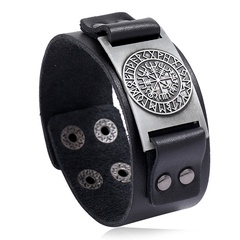 Vente chaude en cuir mode simple rétro punk bracelet bijoux pour hommes nihaojewelry
