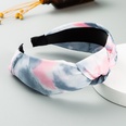 Korean new simple mixed color hair band chiffon fabric printed wide side knotted hair accessories wholesale nihaojewelrypicture19