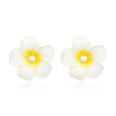 New  Bohemian pearl frangipani earrings for women wholesale nihaojewelrypicture13