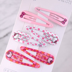 Candy color cute children animal pattern water drop hairpin side clip hairpin wholesale nihaojewelry