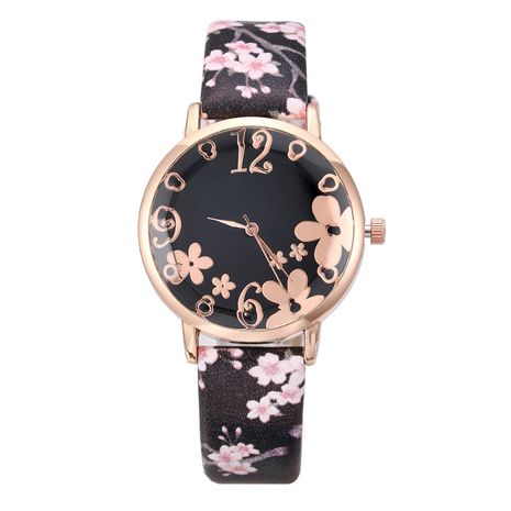 Fashion casual printed belt ladies watch sweet small dial thin belt quartz watch wholesale nihaojewelry NHSS239661's discount tags