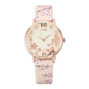 Fashion casual printed belt ladies watch sweet small dial thin belt quartz watch wholesale nihaojewelrypicture14