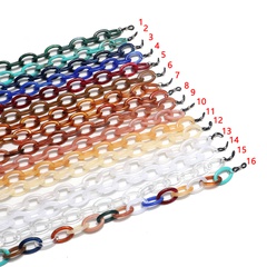 Resin acrylic plastic multicolor simple fashion glasses chain non-slip glasses rope wholesale nihaojewelry