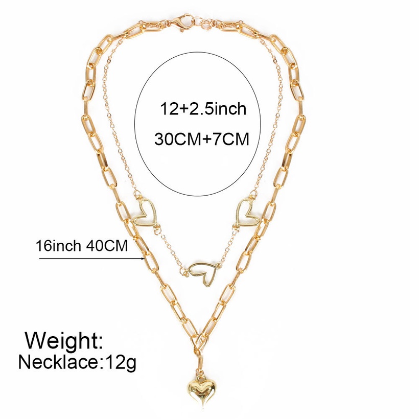 Bijoux Fantaisie Colliers | Style De Mode Simple Bijoux Mode Amour Pendentif Collier En Gros Nihaojewelry - FS98365