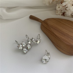 Korea Asymmetric Rhinestone Zircon Ear Bone Clip  Ear Stud Asymmetric Earrings wholesale nihaojewelry