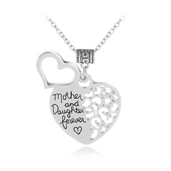 fashion new  Love Lettering Mother and Daughter forever Accessories Necklace wholesale nihaojewelry