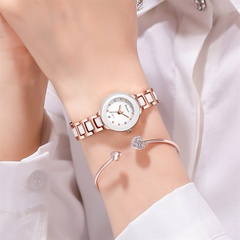 Fashion alloy strap quartz diamond watch OL ladies hand watch wholesale nihaojewerly