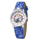 Cute princess pattern silver shell watch cartoon diamondstudded little girl belt watchpicture16