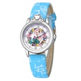 Cute princess pattern silver shell watch cartoon diamondstudded little girl belt watchpicture22