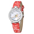 Cute princess pattern digital watch children printing PU belt strap watch wholesale nihaojewerlypicture21