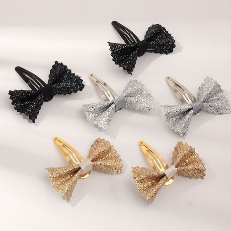  hot-selling 6-piece flash bow  alloy water drop BB clip  NHNU243430's discount tags