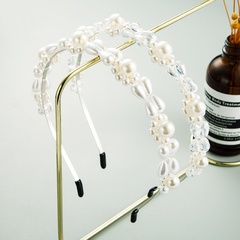 Korean hot selling crystal pearl headband simple fashion headband wholesale