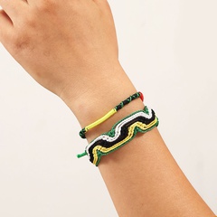Bohemian Trend Color Rope Multilayer Hand-woven Bracelet Set for women