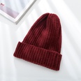 Pure color wild knit outdoor winter new thick warm woolen  hat cappicture26
