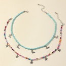 Fashion Bohemian Color Rice Bead alloy Collar Butterfly Star Necklacepicture11