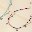 Fashion Bohemian Color Rice Bead alloy Collar Butterfly Star Necklacepicture13