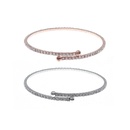 Korean daily simple fine rhinestone zircon cross stretch trend bracelet wholesalepicture15