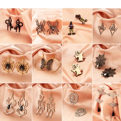 Halloween Ohrringe Gothic Ghost Spinne Schädel Ohrringe Ohrringe Frauen grenz überschreiten der heißer Verkauf Horror lustige Ohrringe