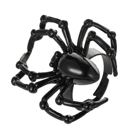 hot sale simulation spider  Halloween props ring  wholesale's discount tags
