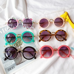 new fashion children's sunglasses anti-ultraviolet radiation round glasses wholesale nihaojewelry