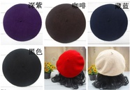 Childrens solid color berets fashion pumpkin hats wholesale nihaojewelrypicture30