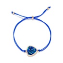 Korean crystal peach heart multicolor rope imitation natural stone bracelet wholesalepicture13