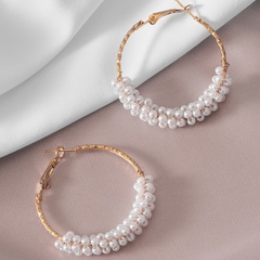 hot sale pearl personality all-match quality earrings