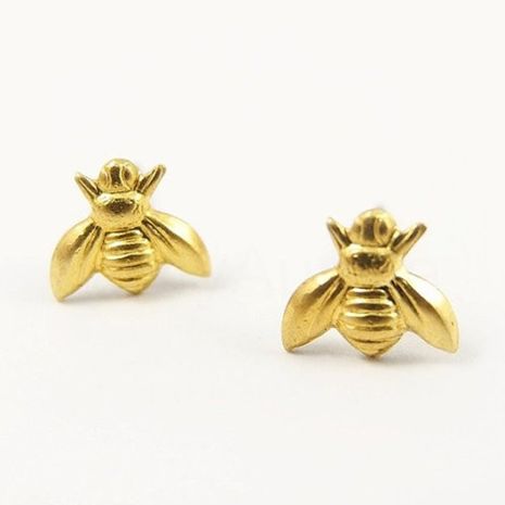 Fashion cute little bee  simple insect  alloy earrings wholesale's discount tags