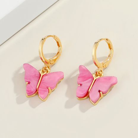 plaque papillon boucles d'oreilles papillon acrylique exquis en gros nihaojewelry's discount tags