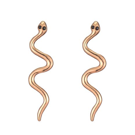 geometric earrings simple linear snake diamond earrings wholesale nihaojewelry's discount tags