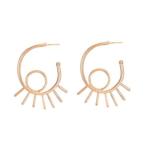 new cargo earrings alloy simple hollow devil's eye earrings wholesale nihaojewelry's discount tags