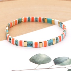 Internet-Promi hand gefertigte Perlen im europäischen und amerikanischen Sommers til Böhmischer Strand stil Farbe Tila Reis perlen Armband Frauen