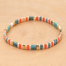 handmade beaded  bohemian beach style color rice bead bracelet for womenpicture10