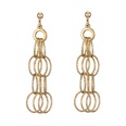 hot selling new exaggerated long earrings geometric round earrings wholesale nihaojewelrypicture14