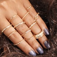 star crescent ring 9 piece set creative retro simple alloy joint ring wholesale niihaojewelrypicture30